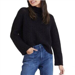 Bella Dahl Black Crop Loose Fit Sweater S